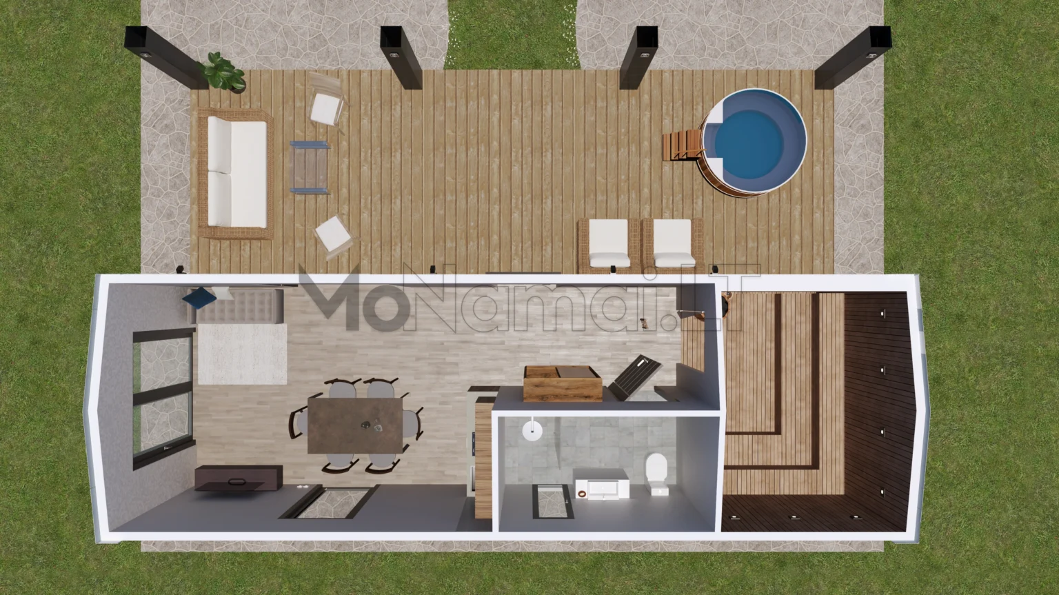 moduline-pirtis-modulinis-namas-V1-isplanavimas-11x3.6m-40-kv-m-dvislaitis-sandwich-plokstes-pir-pur-logo-1x1-monamai-lt-16x9-2